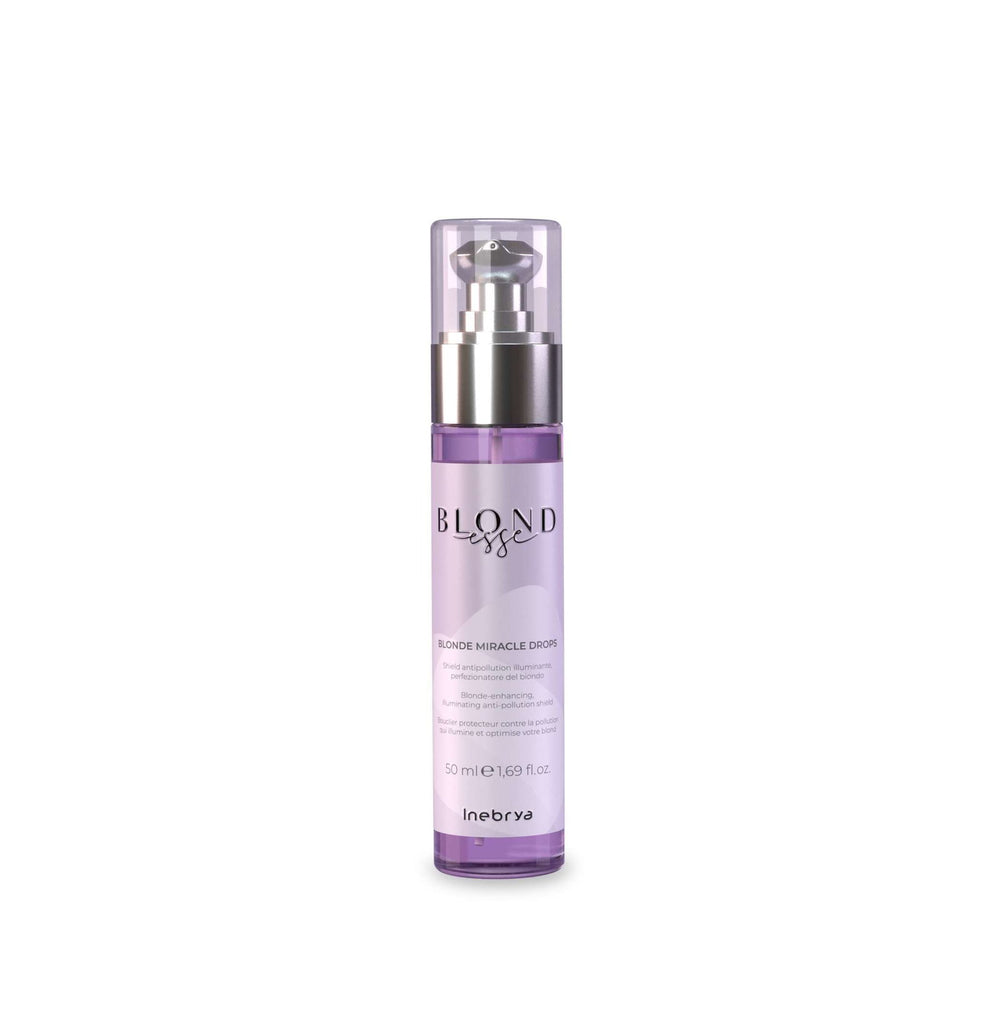Inebrya Blonde Miracle Drops – Hair Serum for Women, For Neutralisation Of Yellow Tones, 50 ml