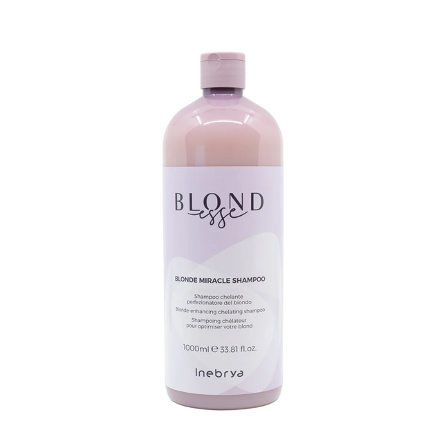 Inebrya Blonde Miracle – Hair Shampoo for Women, For Neutralisation Of Yellow Tones, 1000 ml