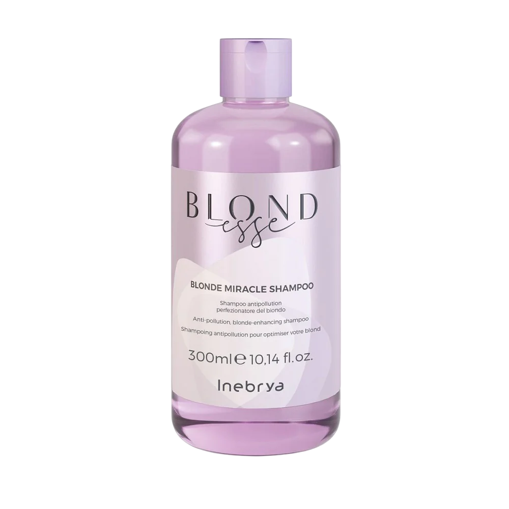 Inebrya Blonde Miracle – Hair Shampoo for Women, For Neutralisation Of Yellow Tones, 300 ml