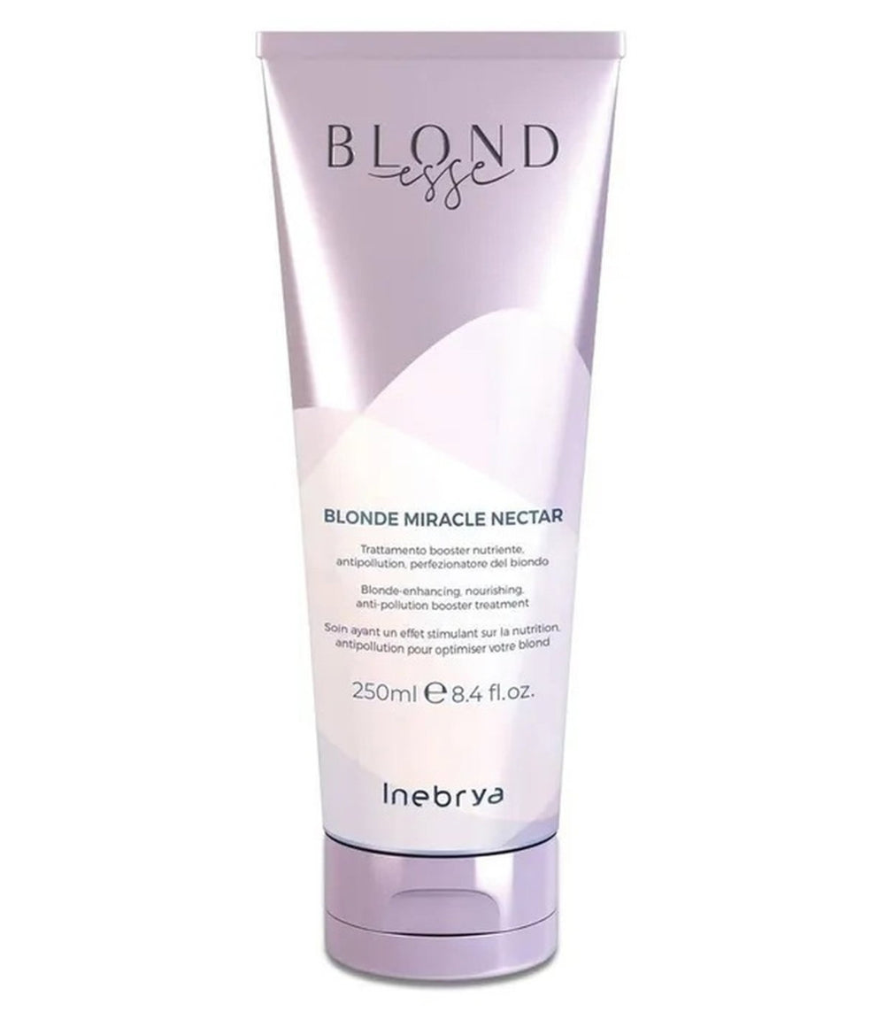 Inebrya Blonde Miracle Nectar – Hair Treatment Cream Mask for Women, Color Enhancing, 250 ml