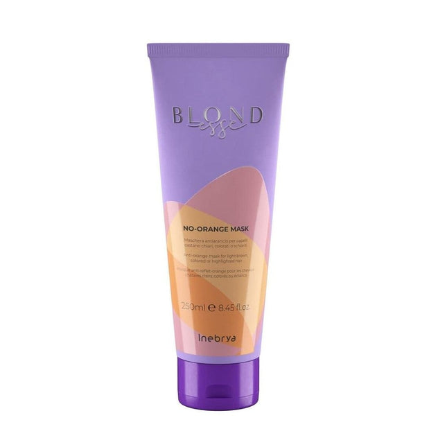 Inebrya Blondesse No-Orange – Hair Treatment Cream Mask for Women, Neutralizing Orange Tones, 250 ml