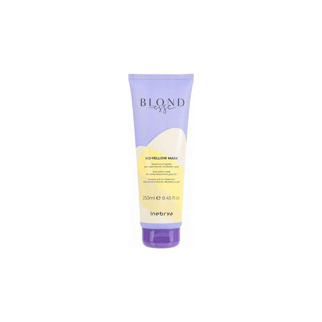 Inebrya Blondesse No-Yellow – Hair Treatment Cream Mask for Women, For Neutralisation Of Yellow Tones, 250 ml