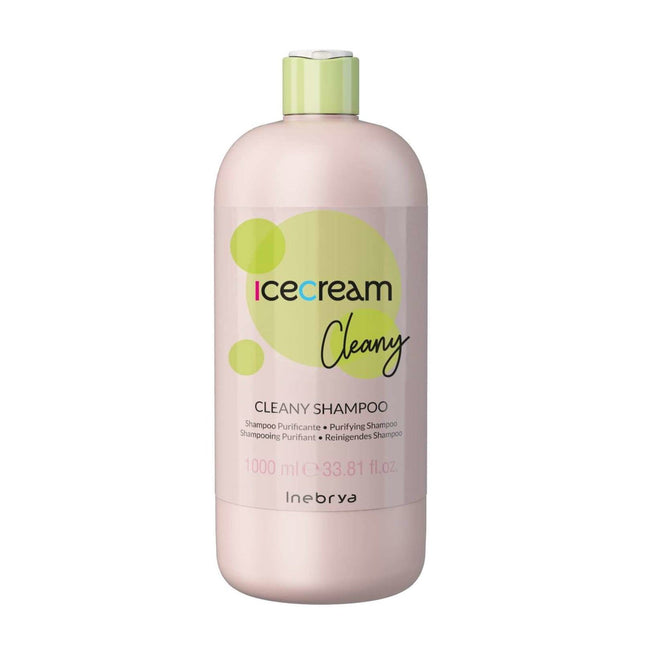 Inebrya Ice Cream Cleany – Hair Shampoo Unisex, Purifying, 1000 ml