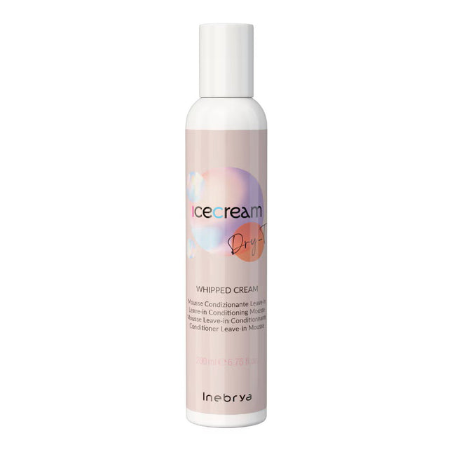 Inebrya Ice Cream Dry-T – Hair Leave-In Conditioner Unisex, Hydrating, 200 ml
