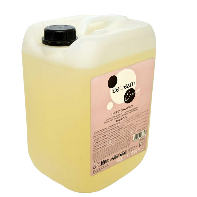 Inebrya Ice Cream Energy – Hair Shampoo Unisex, Anti-Hair Loss, Refill, 10000 ml