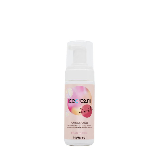 Inebrya Ice Cream Keratin – Scalp Foam for Women, Restructuring, 150 ml