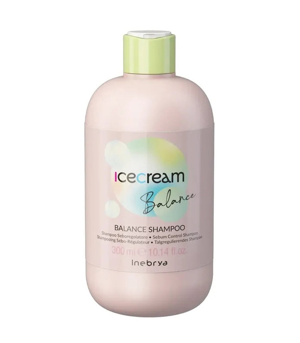 Inebrya Ice Cream Balance – Hair Shampoo Unisex, Sebum Control, 300 ml