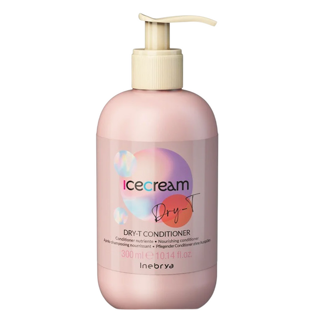 Inebrya Ice Cream Dry-T – Hair Conditioner for Women, Nourishing, 300 ml