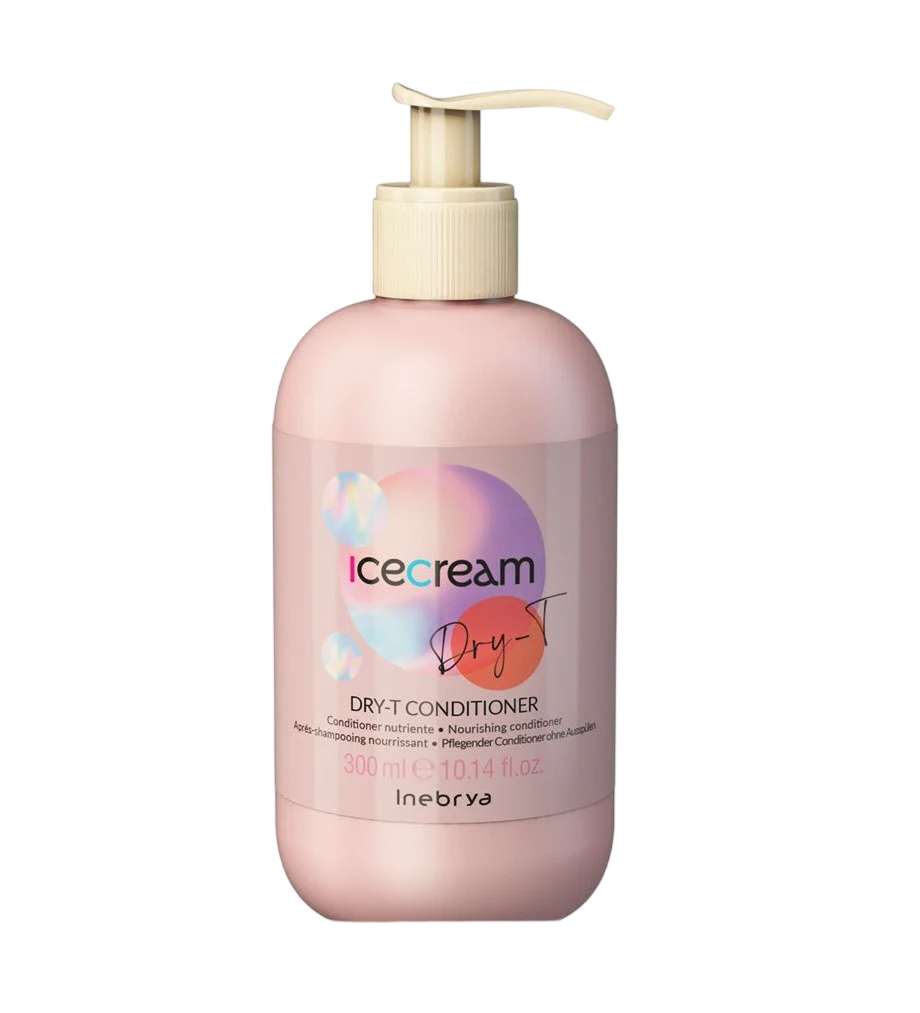 Inebrya Ice Cream Dry-T – Hair Conditioner for Women, Nourishing, 300 ml