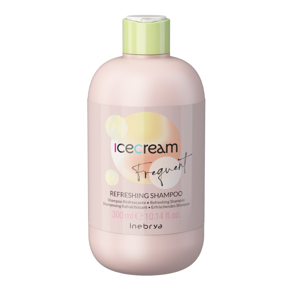 Inebrya Ice Cream Frequent – Hair Shampoo for Women, Refreshing, 300 ml