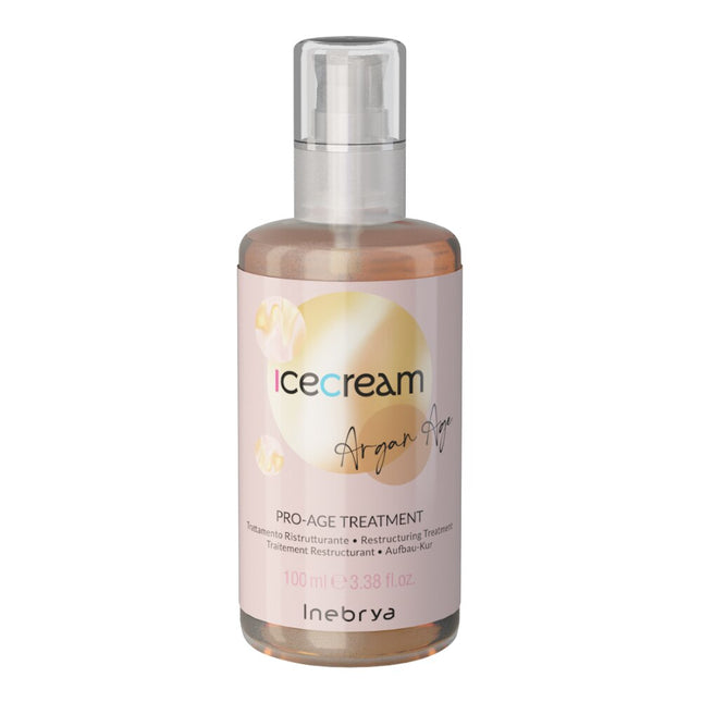 Inebrya Ice Cream Pro-Age Argan Oil – Hair Oil Treatment for Women, Restructuring, 100 ml