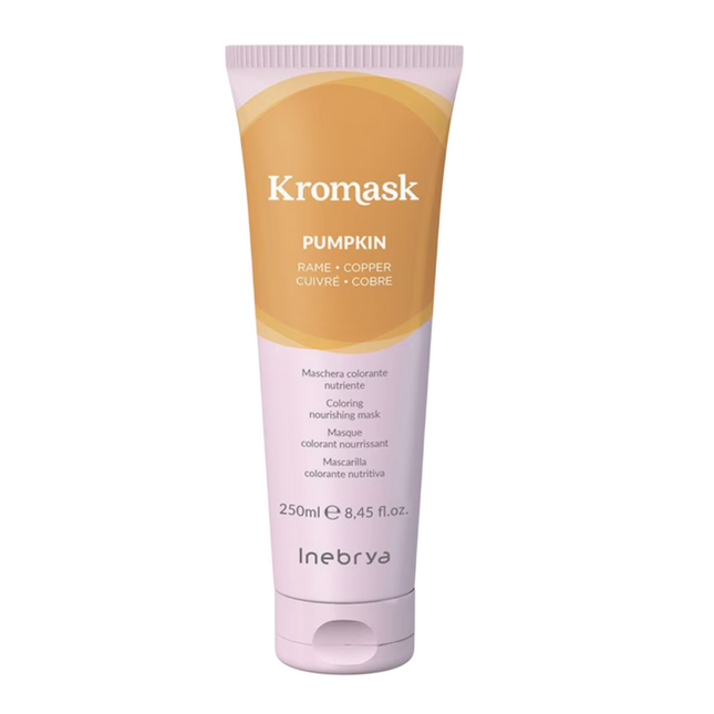 Inebrya Kromask – Hair Colouring Cream Mask for Women, Nourishing, Pumpkin, 250 ml