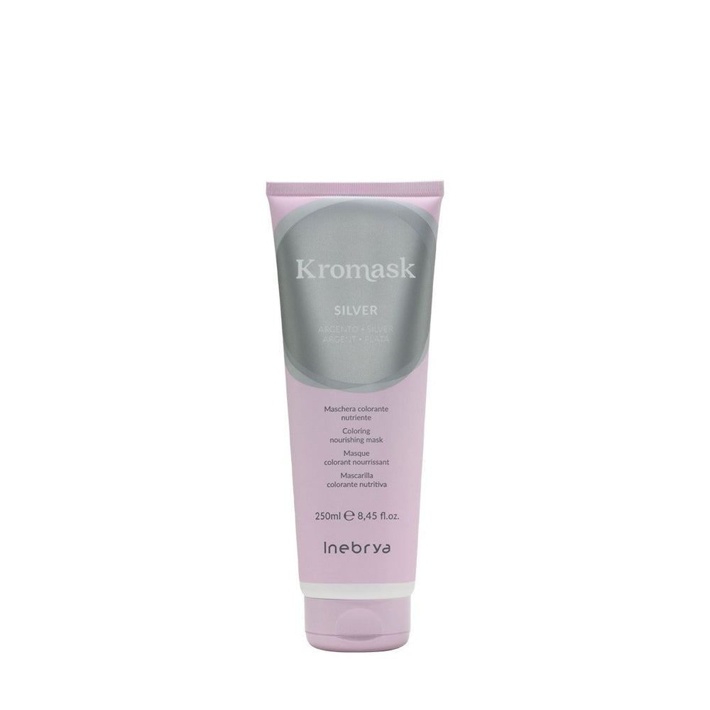 Inebrya Kromask – Hair Colouring Cream Mask for Women, Nourishing, Silver, 250 ml