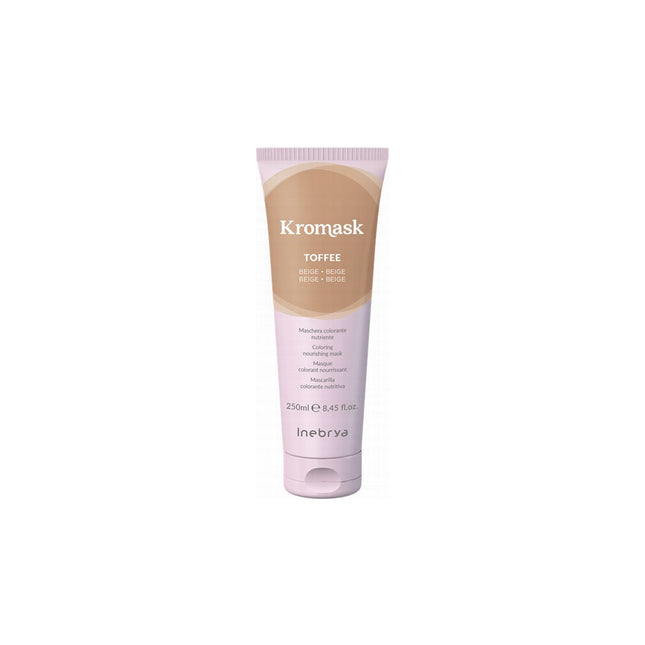 Inebrya Kromask – Hair Colouring Cream Mask for Women, Nourishing, Toffee, 250 ml