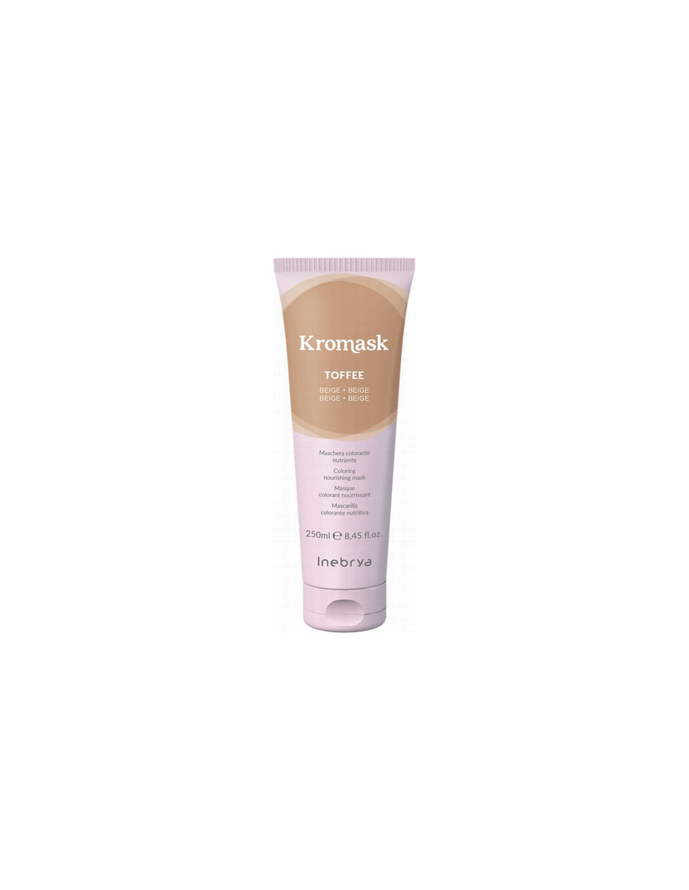 Inebrya Kromask – Hair Colouring Cream Mask for Women, Nourishing, Toffee, 250 ml