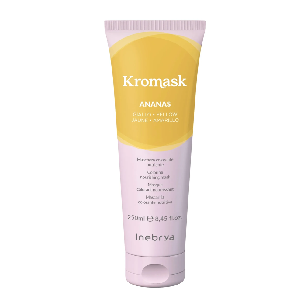 Inebrya Kromask – Hair Colouring Cream Mask for Women, Nourishing, Yellow, 250 ml