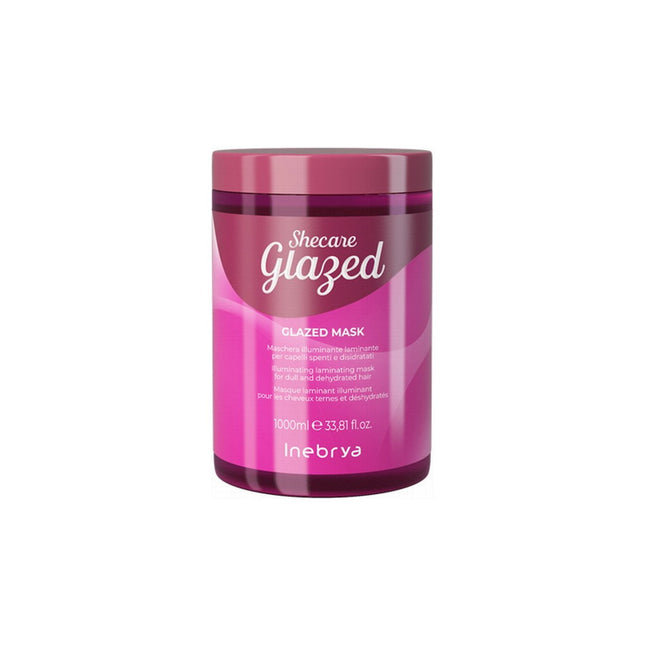 Inebrya Shecare Glazed – Hair Treatment Cream Mask for Women, Illuminating, 1000 ml
