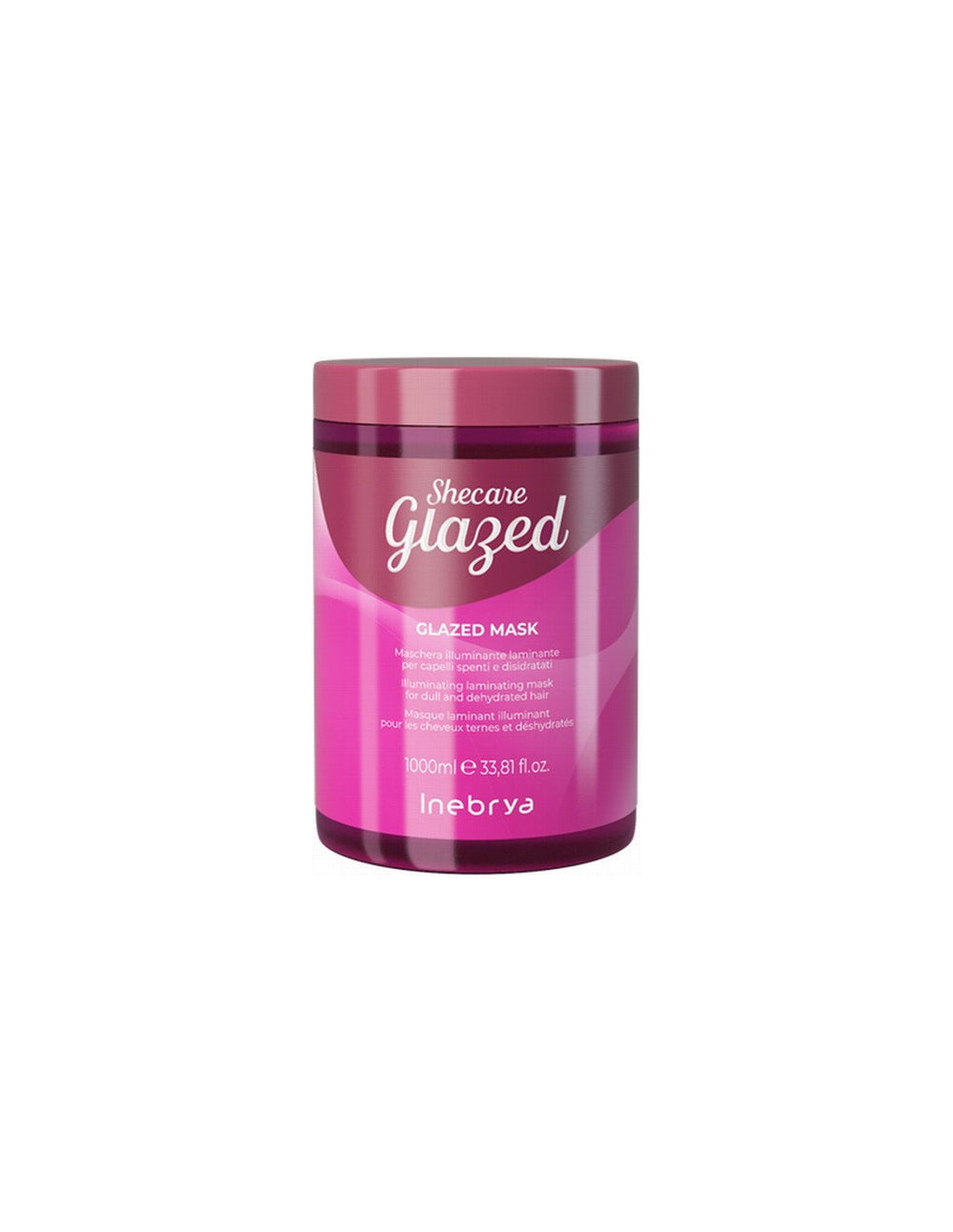 Inebrya Shecare Glazed – Hair Treatment Cream Mask for Women, Illuminating, 1000 ml