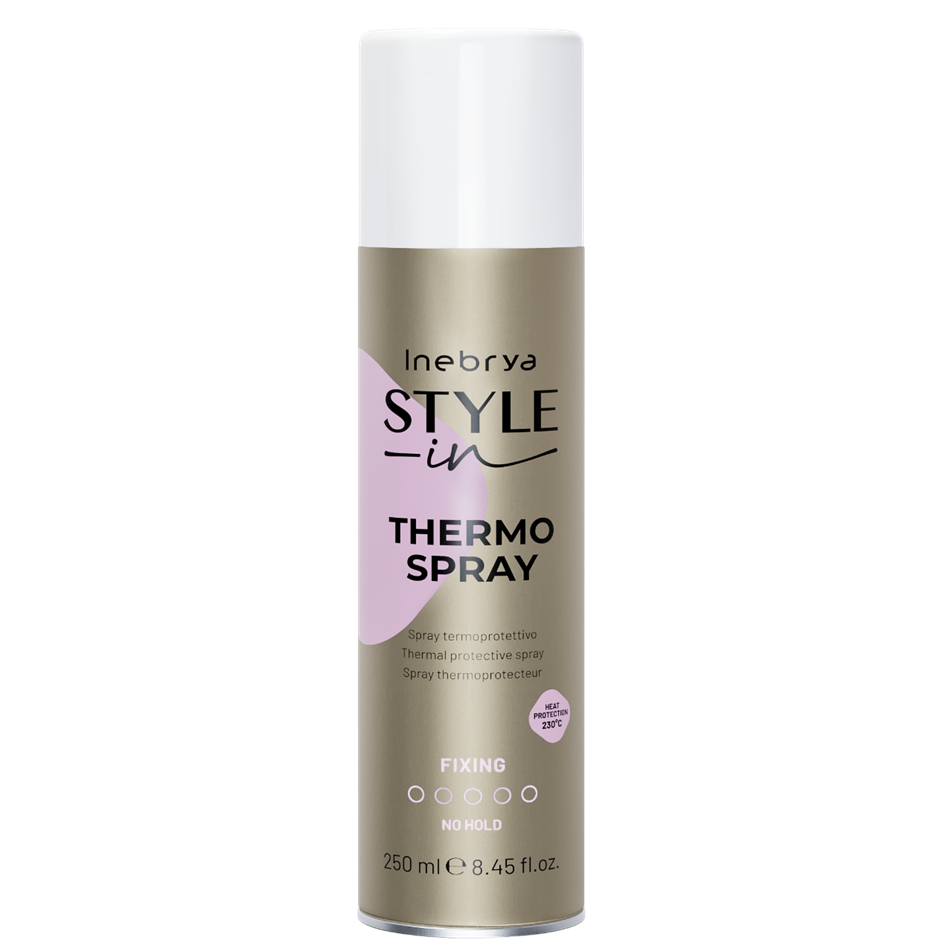 Inebrya Style-In – Hair Spray for Women, Heat Protection, 250 ml