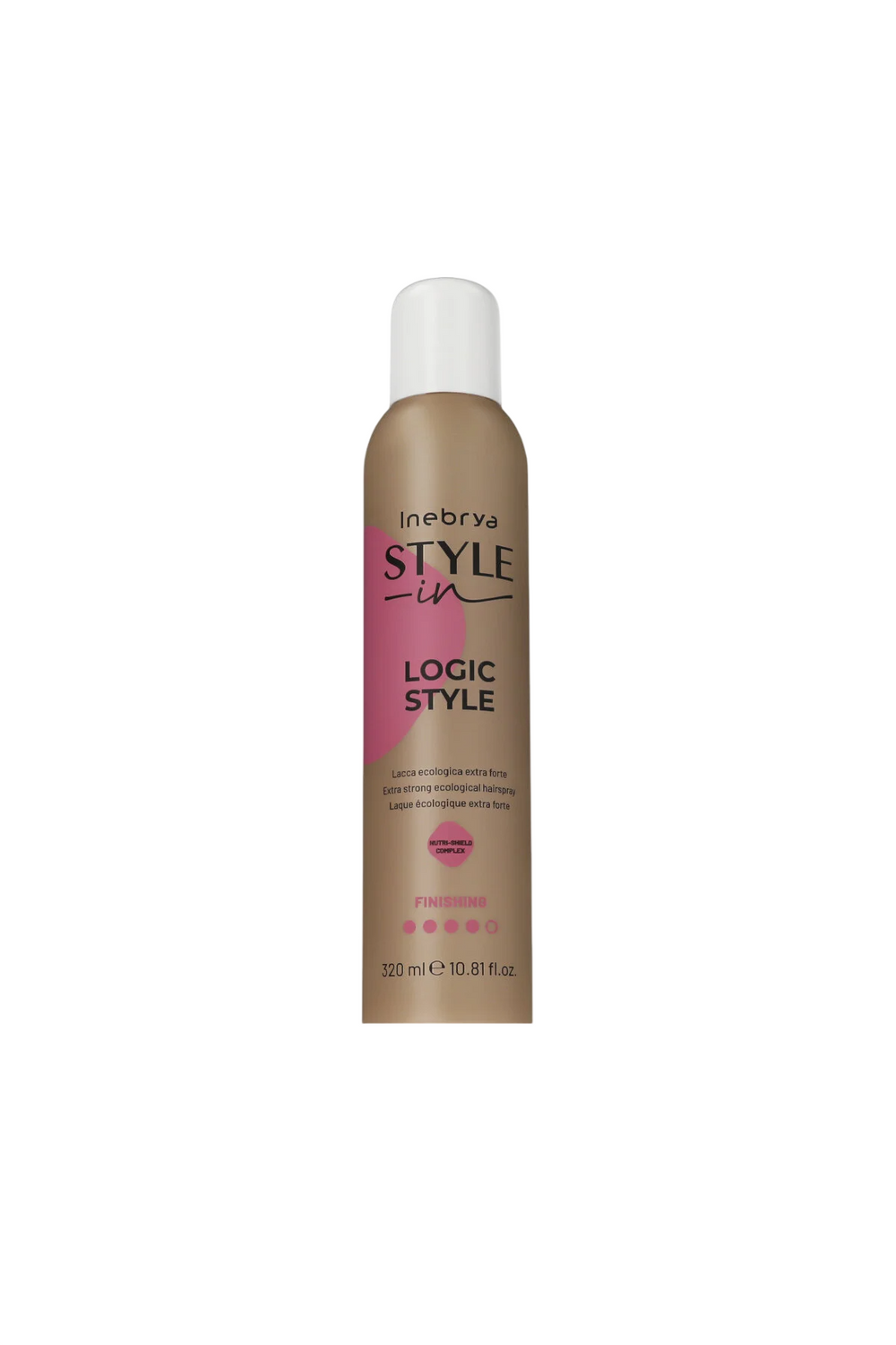 Inebrya Style-In Logic Style – Hair Spray for Women, Styling, Extra Strong Hold, 320 ml