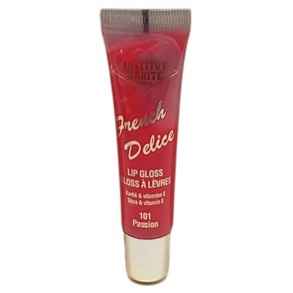 Institut Karite Paris French Delice – Lip Gloss for Women, 101, Passion, 15 ml
