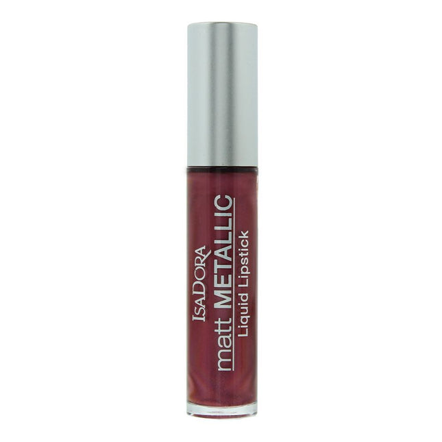 IsaDora Matt Metallic – Liquid Lipstick Unisex, 83, Burgundy Bite, 7 ml