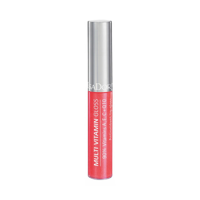 IsaDora Multi Vitamin Vitamin A C E Antioxidant – Lip Gloss for Women, 37, Fruit Cocktail, 7 ml