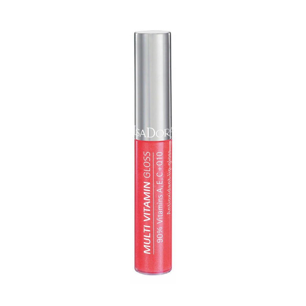 IsaDora Multi Vitamin Vitamin A C E Antioxidant – Lip Gloss for Women, 37, Fruit Cocktail, 7 ml
