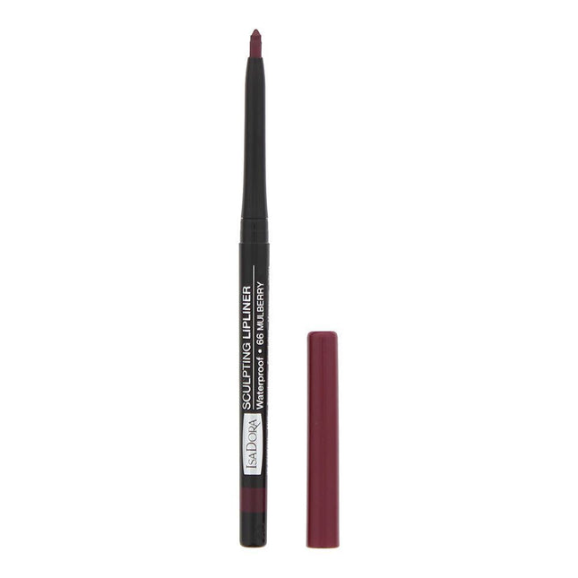 IsaDora Sculpting Waterproof – Lip Liner for Women, 66, Mulberry, 0.3 g