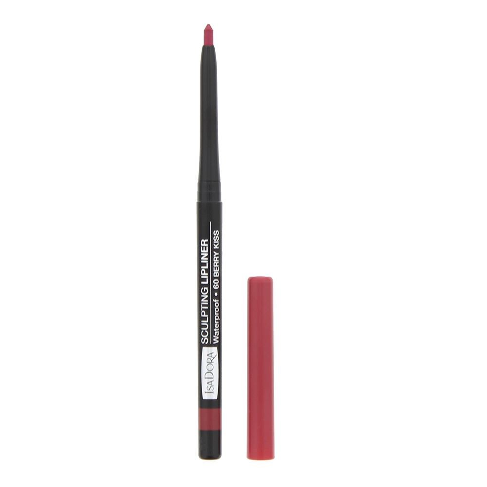 IsaDora Sculpting Waterproof – Lip Liner for Women, 60, Berry Kiss, 0.3 g