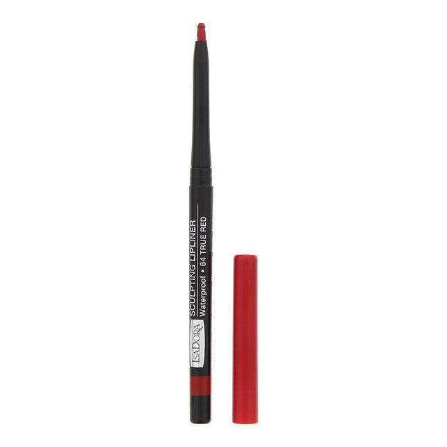 IsaDora Sculpting Waterproof – Lip Liner for Women, 64, True Red, 0.3 g