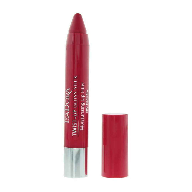 IsaDora Twist-Up Glossy – Lip Gloss for Women, 27, Fiery Fuchsia, 2.7 g