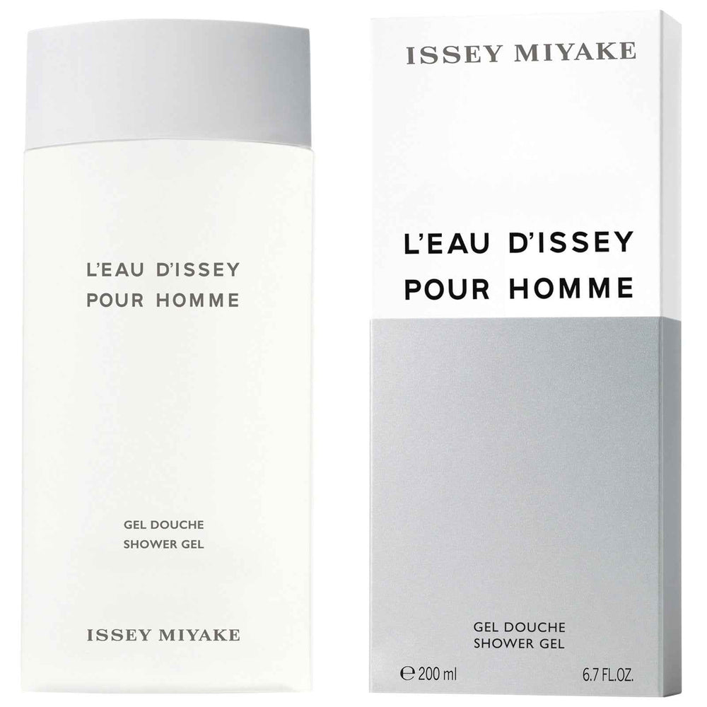 Issey Miyake L'Eau D'Issey Pour Homme Cleansing – Shower Gel for Men, All Skin Types, 200 ml