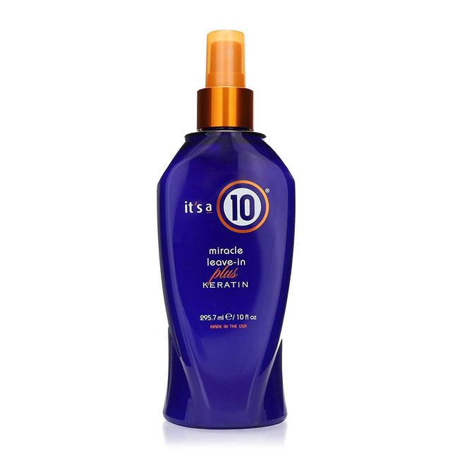 It`s a 10 It's a 10 Miracle Deep Plus Keratin – Hair Leave-In Cream Treatment Unisex, For Hydration, 295.7 ml