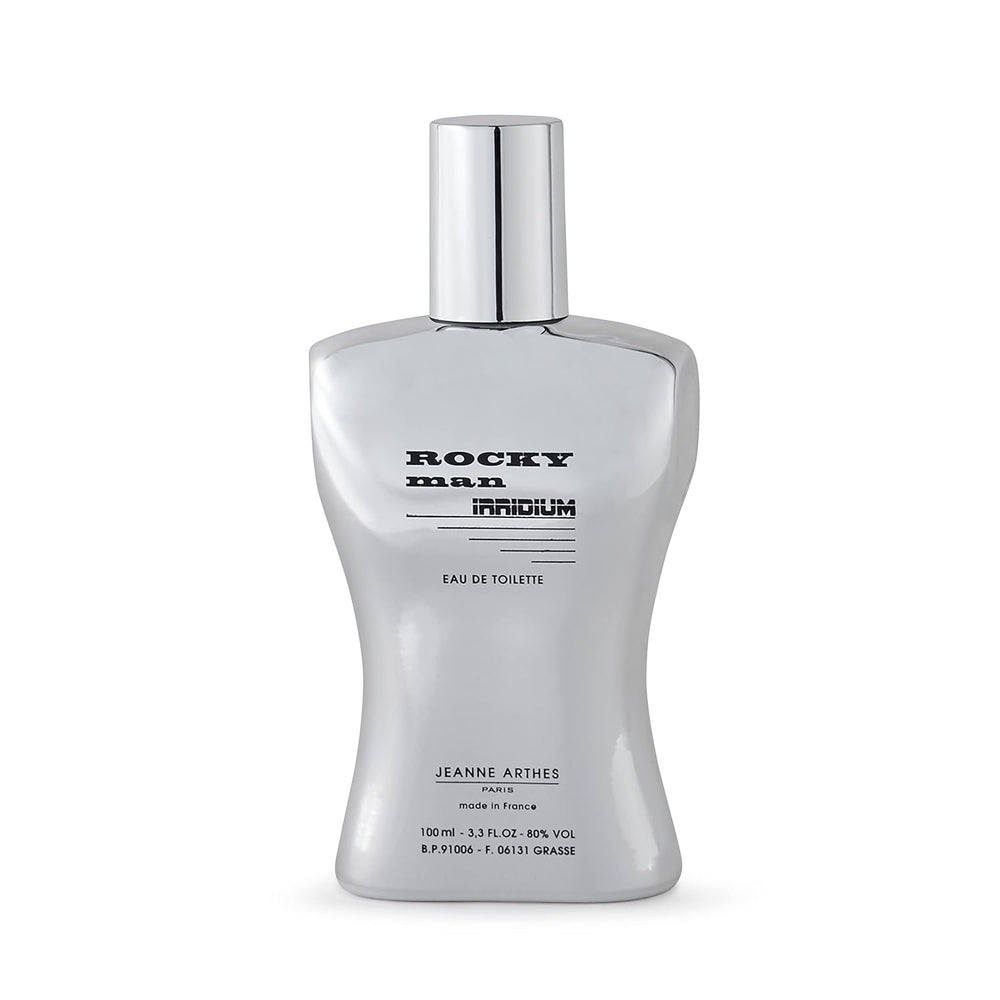 Jeanne Arthes Rocky Man Irridium – Eau de Toilette for Men, 100 ml Tester