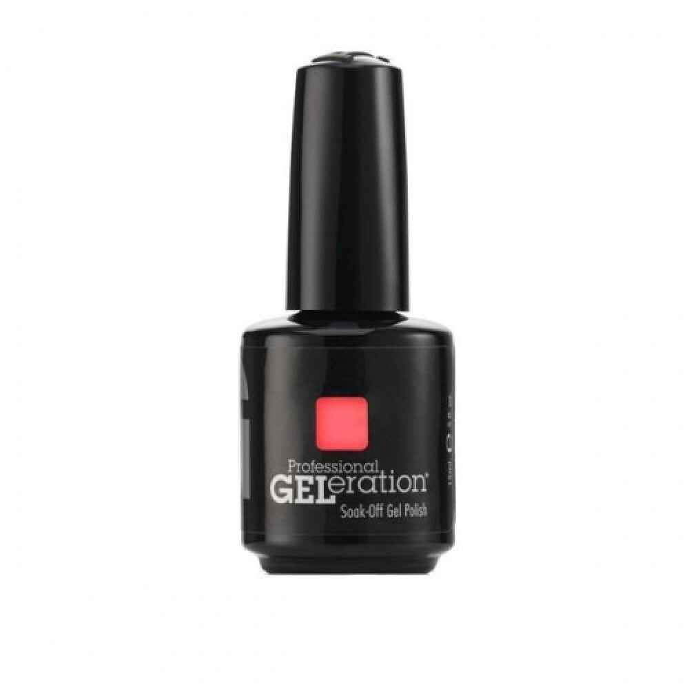 Jessica GELeration Colours – Semi-Permanent Nail Polish for Women, GEL-1014, Pucker Up, 15 ml