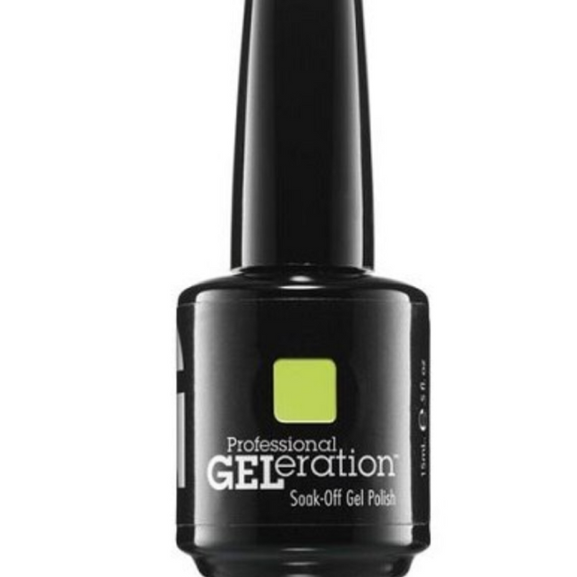 Jessica GELeration Colours – Semi-Permanent Nail Polish for Women, GEL-1143, Green, 15 ml