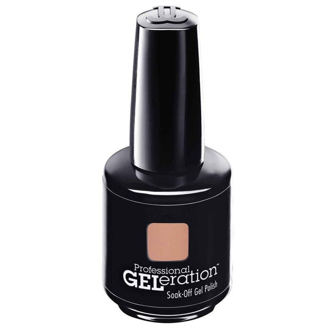 Jessica GELeration Colours – Semi-Permanent Nail Polish for Women, GEL-436, Creamy Caramel, 15 ml