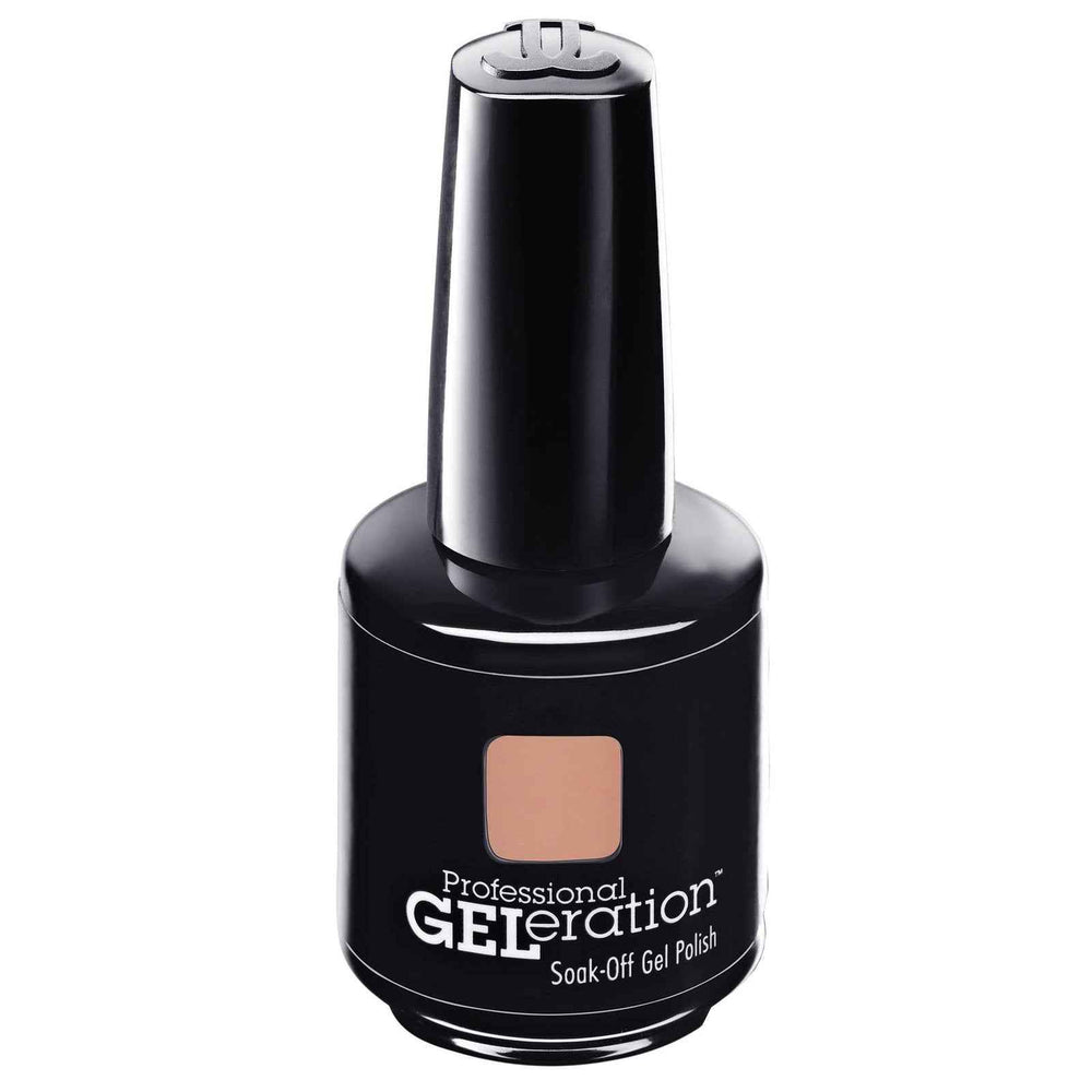 Jessica GELeration Colours – Semi-Permanent Nail Polish for Women, GEL-436, Creamy Caramel, 15 ml