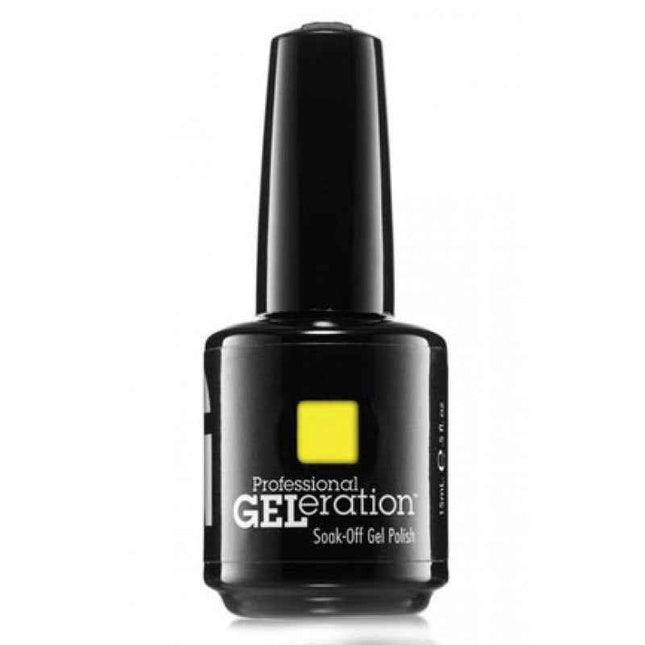 Jessica GELeration Colours – Semi-Permanent Nail Polish for Women, GEL-788, Yellow Lightening, 15 ml