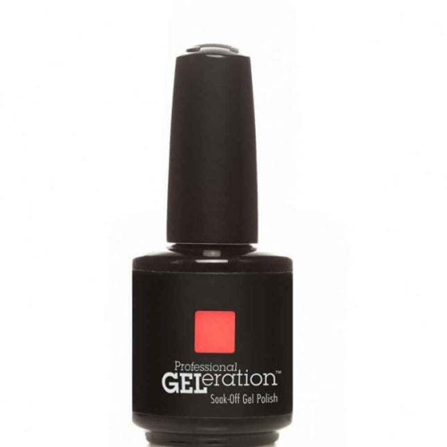Jessica GELeration Colours – Semi-Permanent Nail Polish for Women, GEL-947, Bindi Red, 15 ml