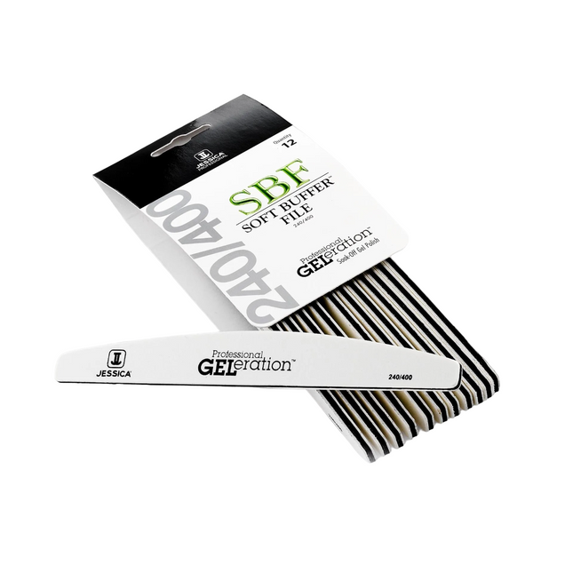 Jessica GELeration – Nail File for Women, 12 pcs