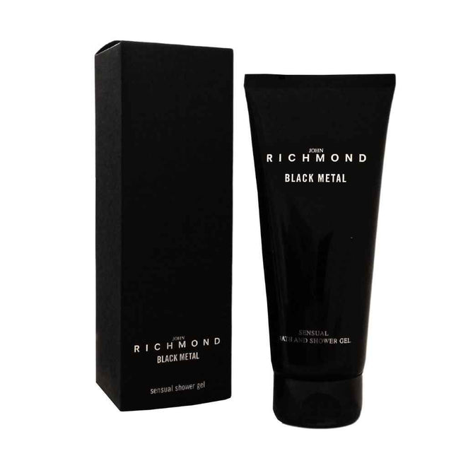 John Richmond Black Metal Natural Cleansing – Shower Gel for Women, 200 ml
