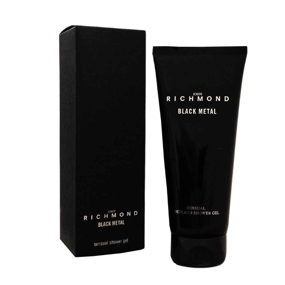 John Richmond Black Metal Natural Cleansing – Shower Gel for Women, 200 ml