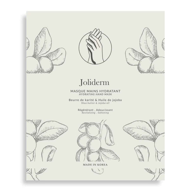 Joliderm Set Duo Joliderm Joliderm Shea Butter And Coconut Oil Hydrating & Softening – Hand Sheet Mask Unisex, 2 pcs, 2