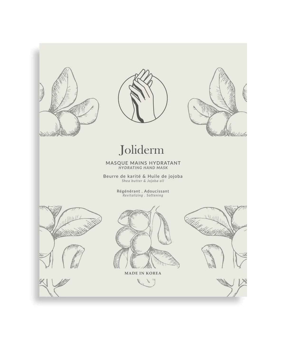 Joliderm Set Duo Joliderm Joliderm Shea Butter And Coconut Oil Hydrating & Softening – Hand Sheet Mask Unisex, 2 pcs, 2