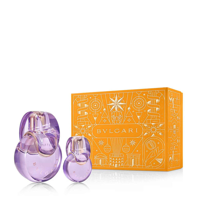 Bvlgari Juice Fragrance Xmas 2024 Set Bvlgari: Omnia Amethyste – Eau de Toilette for Women, 100 ml + Omnia Amethyste, 15 ml Miniature