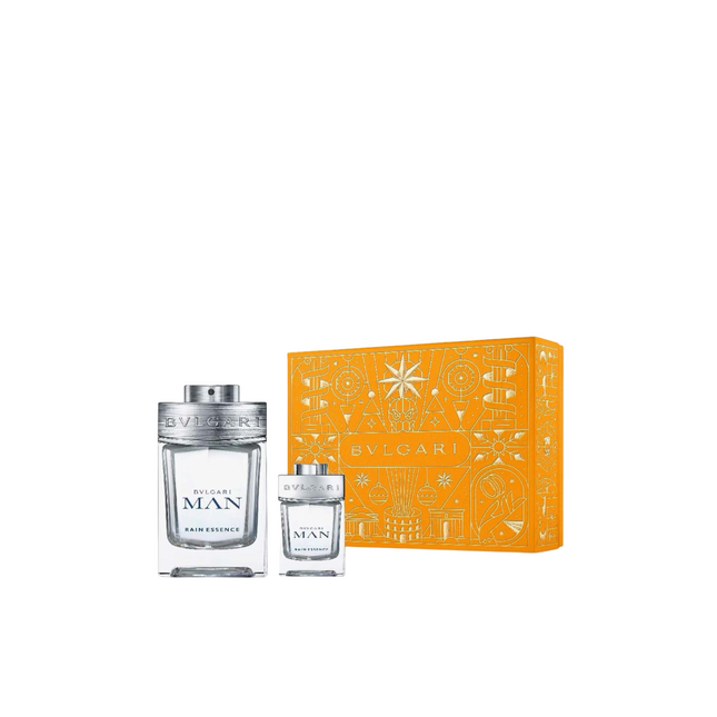 Bvlgari Juice Fragrance Xmas 2024 Set Bvlgari: Rain Essence – Eau de Parfum for Men, 100 ml + Rain Essence, 15 ml Miniature