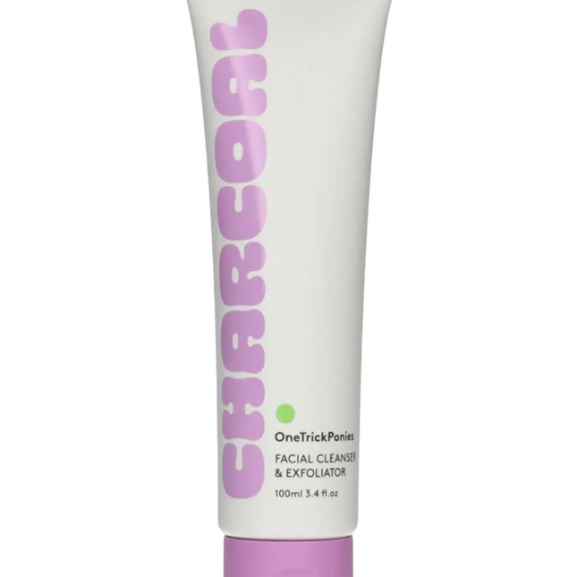 One Trick Ponies Charcoal Exfoliating – Cleansing Cream for Women, 100 ml