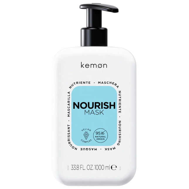 Kemon Nourish Nourishing – Hair Treatment Cream Mask Unisex, Hydrating, 1000 ml